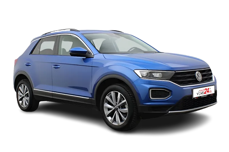 VW T-Roc Sport, |Blau Metallic |, SHZ, Schaltwippen, PDC v+h, Kamera, ACC, Navi, LED, LM 17 Zoll