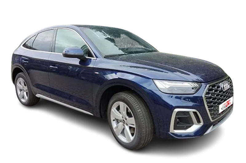 Audi Q5 S Line Quattro, |Blau Metallic |, Drive Select, Head-Up Display, Navi Plus, App-Connect, ACC, PDC