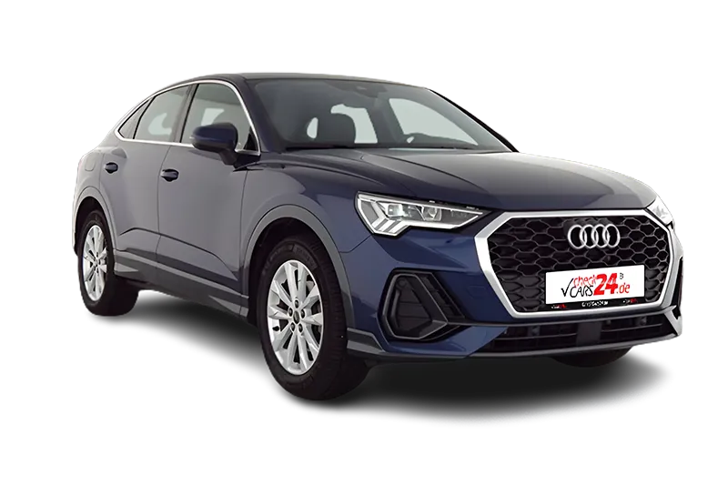 Audi Q3 Sportback S Line, |Blau Metallic |, Radio plus, Drive Select, PDC v+h, Kamera, Navi Plus, ACC, LED