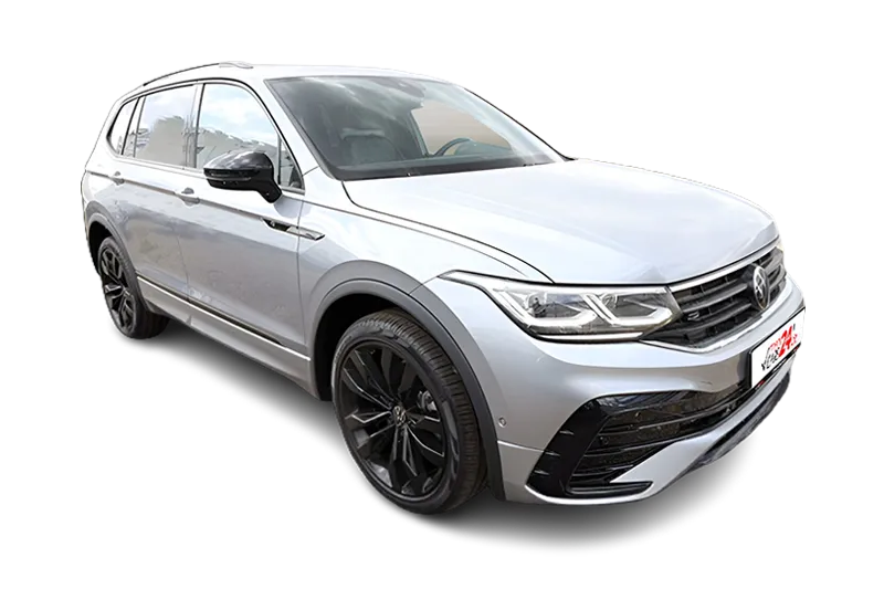 VW Tiguan Allspace R-Line 4Motion, |Silber Metallic |, Virtual Cockpit, Start-Stopp System, Kamera, PDC v+h, Matrix-LED