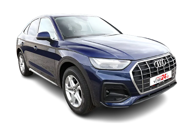 Audi Q5 Sportback Mild-Hybrid | Blau Metallic | Drive Select, MMI Navi Plus, PDC, Kamera, El. Heckklappe, Schaltwippen