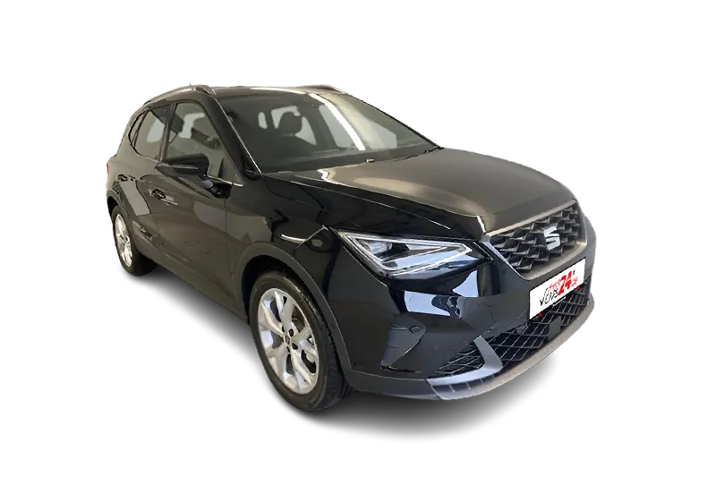 Seat Arona FR | Schwarz Metallic | ACC, Kamera, PDC v+h, App-Connect, Virtual Cockpit, Schaltwippen, SHZ, LM 17 Zoll