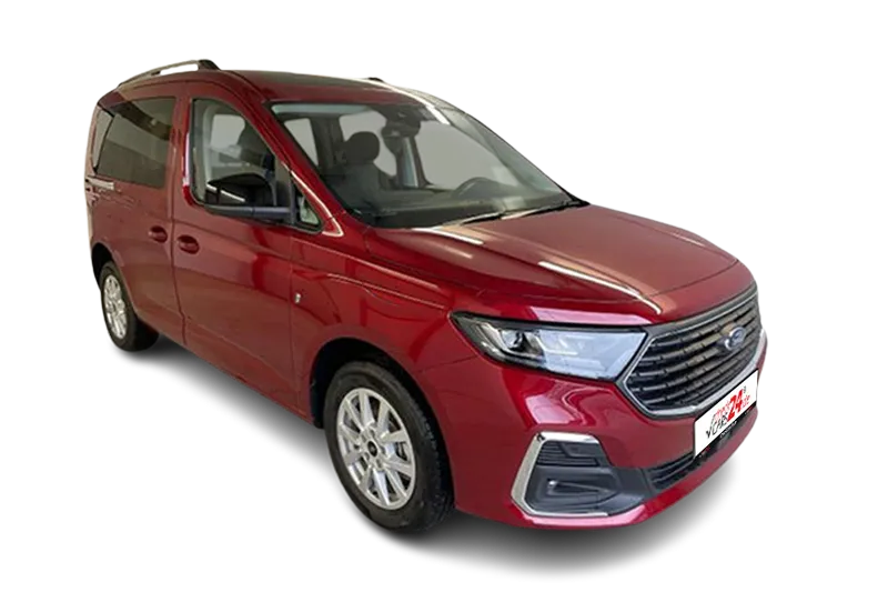 Ford Tourneo Connect Titanium | Rot Metallic | Panoramadach, PDC v+h, Kamera, App-Connect, Klima, ACC, Navi, SHZ