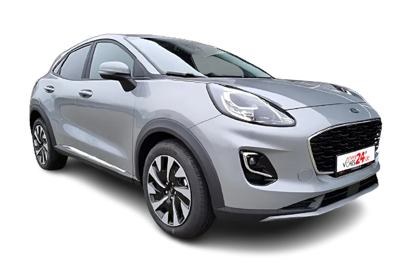 Ford Puma Titanium Mild-Hybrid | Silber Metallic | Ford SYNC 3, App-Connect, Navi, PDC, Kurvenlicht