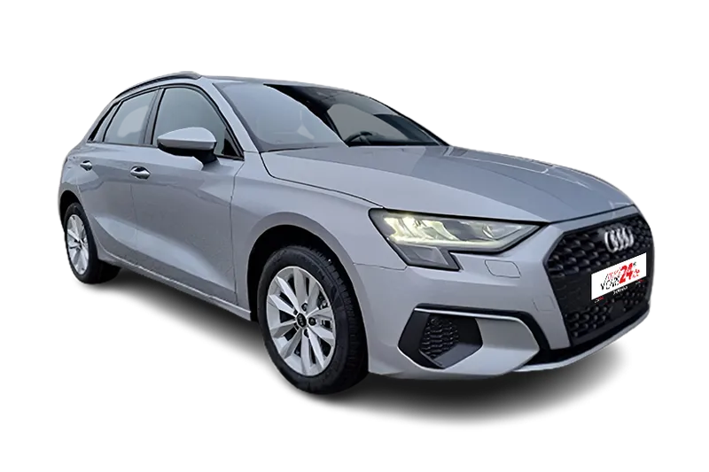 Audi A3 Sportback | Silber Metallic | App-Connect, Start-Stopp System, Klima, Regensensor, PDC, SHZ