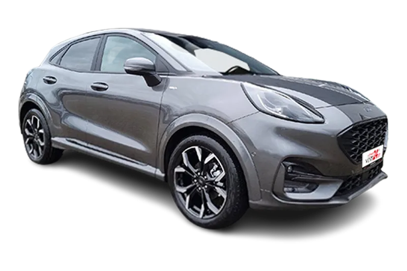 Ford Puma ST-Line X Mild-Hybrid | Grau Metallic | Ford SYNC 3, Kamera, PDC v+h, El. Heckklappe, Kurvenlicht, LM 18 Zoll