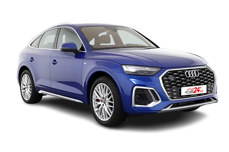 Audi Q5 Sportback S Line Quattro Plug-In-Hybrid, |Blau Metallic |, Kamera 360°, Head-Up Display, Navi Plus, B&O Sound, Matrix-LED