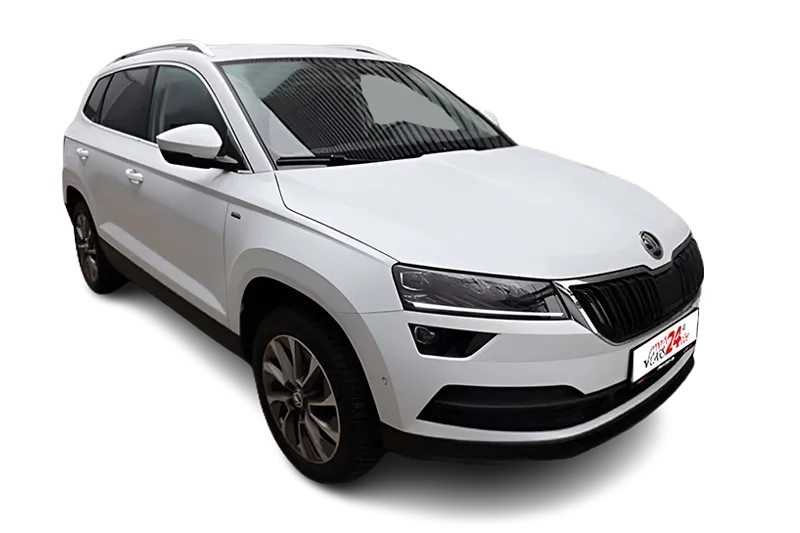 Skoda Karoq Clever 4x4, |Weiß Metallic |, LED, Navi, Kamera, SHZ, Start-Stopp System, ACC, El. Heckklappe