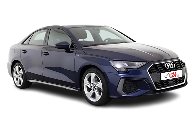 Audi A3 S Line, |Blau-Grün-Braun Metallic |, Schaltwippen, El. Heckklappe, Audi Connect, ACC, Navi Plus, PDC