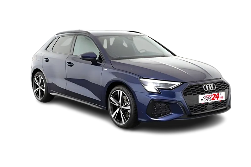 Audi A3 Sportback S Line, |Blau Metallic |, Matrix-LED, PDC v+h, Navi Plus, Klima, SHZ, ACC, Schaltwippen