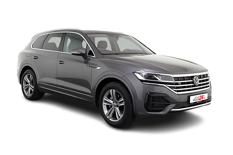 VW Touareg R-Line 4Motion | Grau Metallic | Digital Cockpit, Kamera, PDC, Navi, Klima, ACC, Memorysitz, LM 19 Zoll