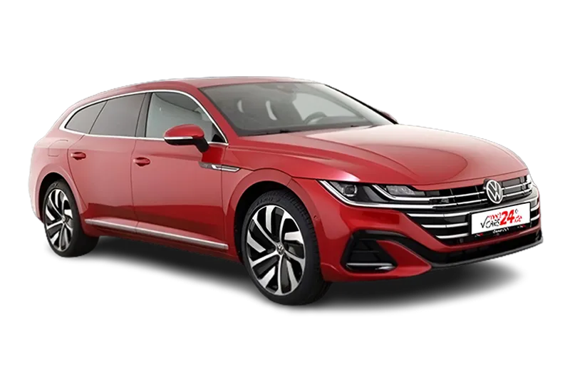 VW Arteon Shooting Brake R-Line  Mild-Hybrid, |Rot Metallic |, Kamera 360°, Start-Stopp System, PDC v+h, ACC, Keyless-Go, LED