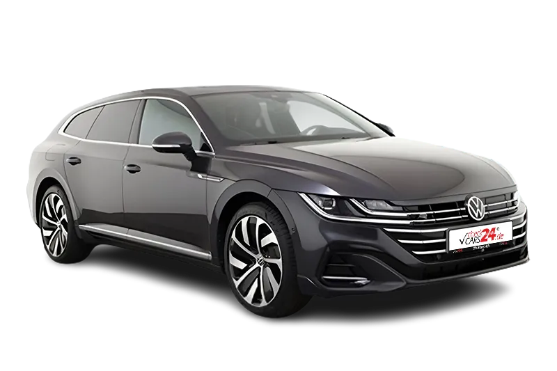 VW Arteon Shooting Brake R-Line  Mild-Hybrid, |Grau Metallic |, Kamera 360°, PDC v+h, ACC, Keyless-Go, Sportsitze, LM 19 Zoll