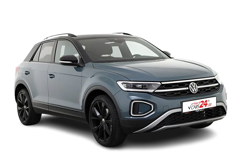 VW T-Roc Black Style 1.5 TSI, Keyless-Go, Virtual Cockpit, Sportsitze, Navi, ACC, Kamera, SHZ, Klima, El. Heckklappe