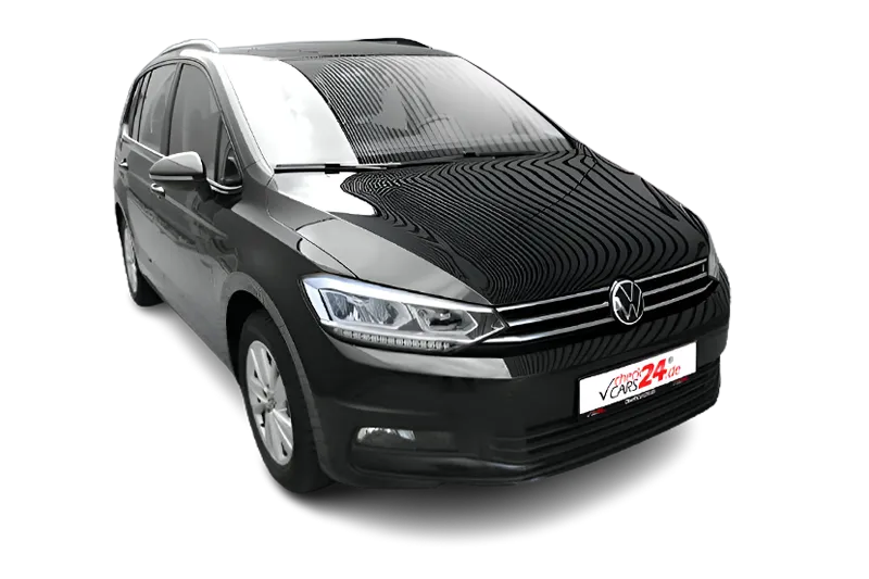 VW Touran Comfortline | Schwarz Metallic | ACC, Navi, PDC, Schaltwippen, 7 Sitzer