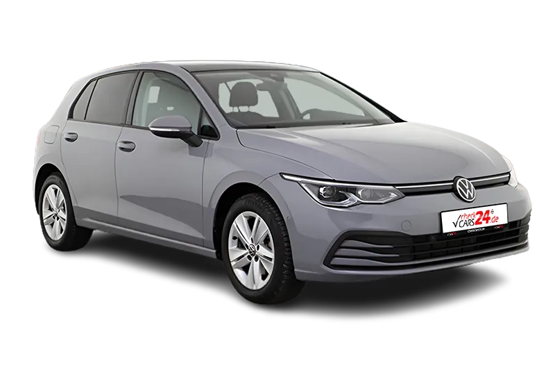 VW Golf Life Mild-Hybrid | Grau | Navi, Kamera, PDC, Panoramadach, Keyless-Go, Schaltwippen, Kurvenlicht