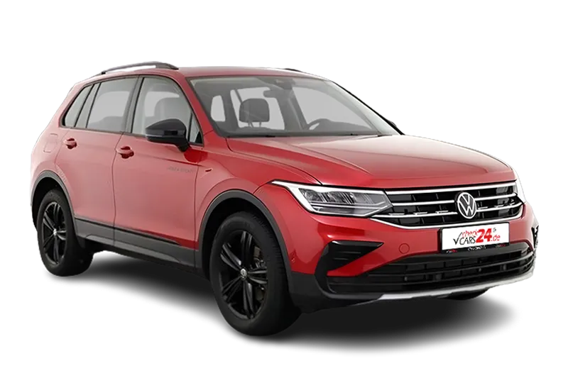 VW Tiguan Sport | Rot Metallic | ACC, PDC, Navi, Sportfahrwerk, Schaltwippen, El. Heckklappe, LM 18 Zoll