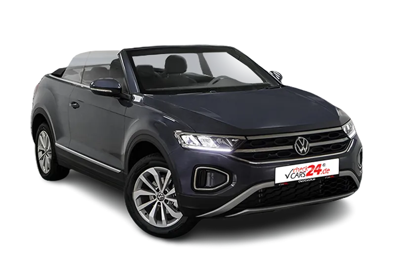 VW T-Roc Cabrio 1,5 TSI DSG Style, Virtual Cockpit, PDC v+h, Kamera, LED, LM 17 Zoll, SHZ