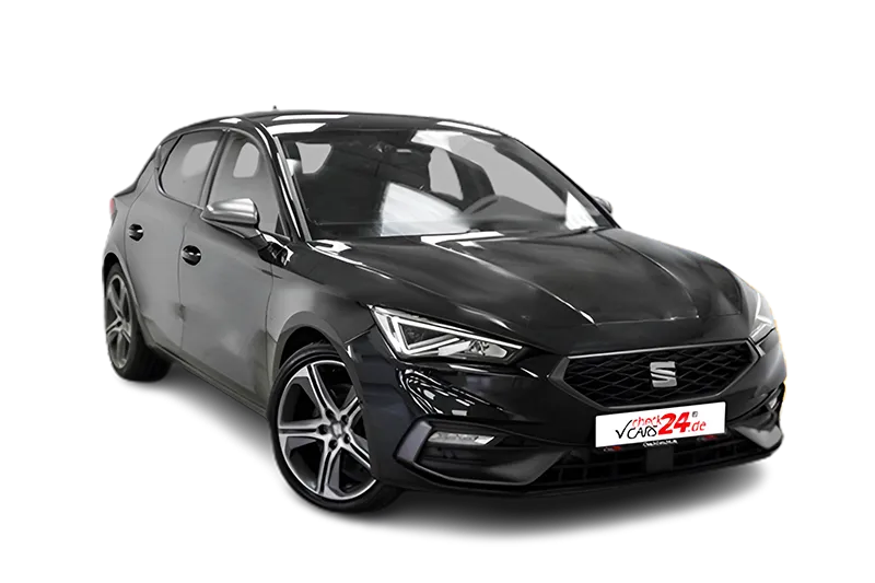 Seat Leon FR | Schwarz Metallic | PDC v+h, Kamera, App-Connect, Klima, ACC, Navi