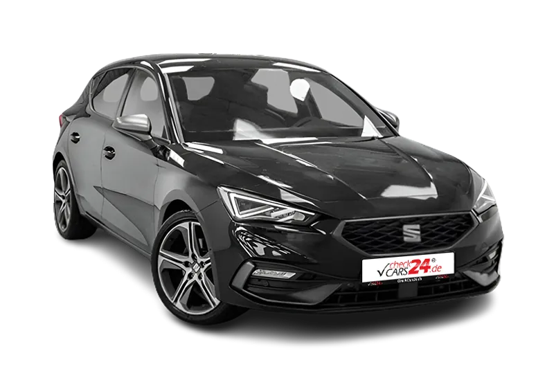 Seat Leon FR | Schwarz Metallic | Kamera, PDC v+h, App-Connect, Klima, ACC, Navi