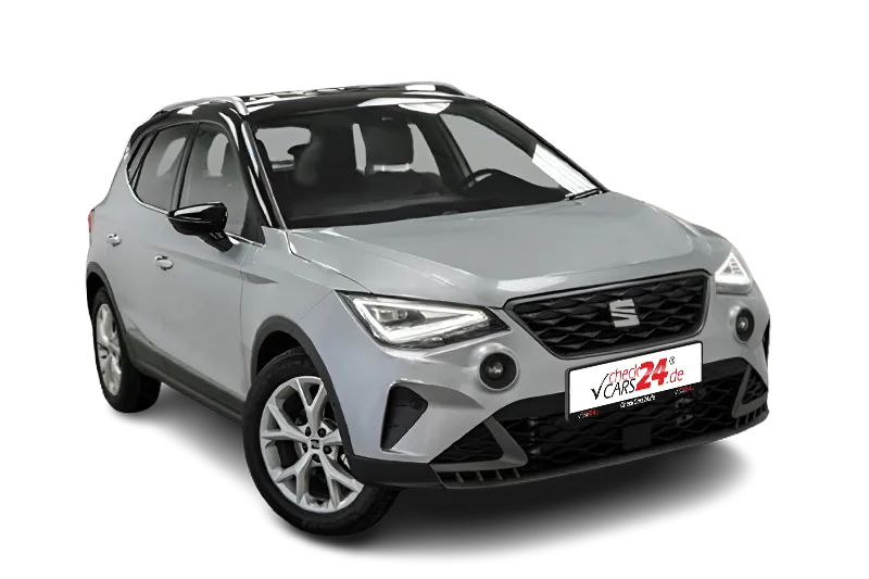 Seat Arona FR | Silber Metallic | PDC v+h, Kamera, App-Connect, Navi, Start-Stopp System, LM 17 Zoll