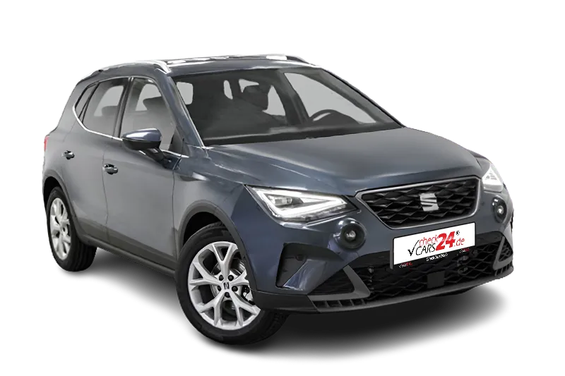 Seat Arona FR | Grau Metallic | PDC v+h, Kamera, App-Connect, Navi, Start-Stopp System, SHZ, LM 17 Zoll