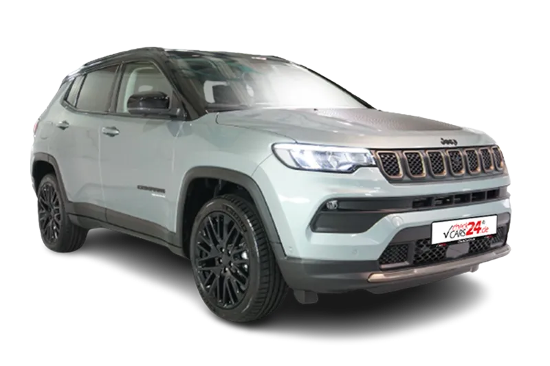 Jeep Compass E-Hybrid, | Blau|, Kamera 360°, PDC v+h, Tempomat, Keyless-Go, SHZ, LED, Lichtsensor