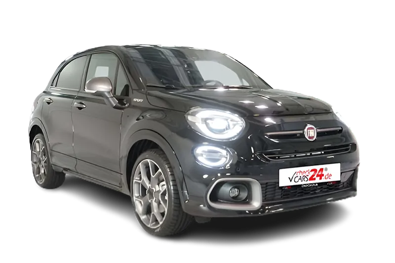 Fiat 500X Sport, |Schwarz |, Kamera, Kamera, LED, Navi, PDC, Start-Stopp System, LM 19 Zoll