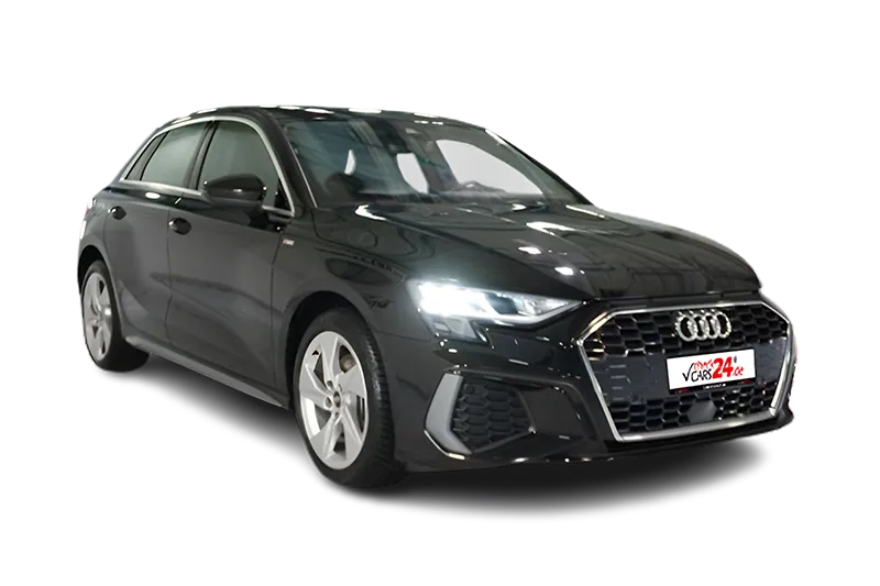 Audi A3 SPORTBACK S LINE / Mythosschwarz Metallic / SHZ / PDC / Kamera / MMI Navi / Virtual Cockpit / LM 17 Zoll / Front-Assist / 