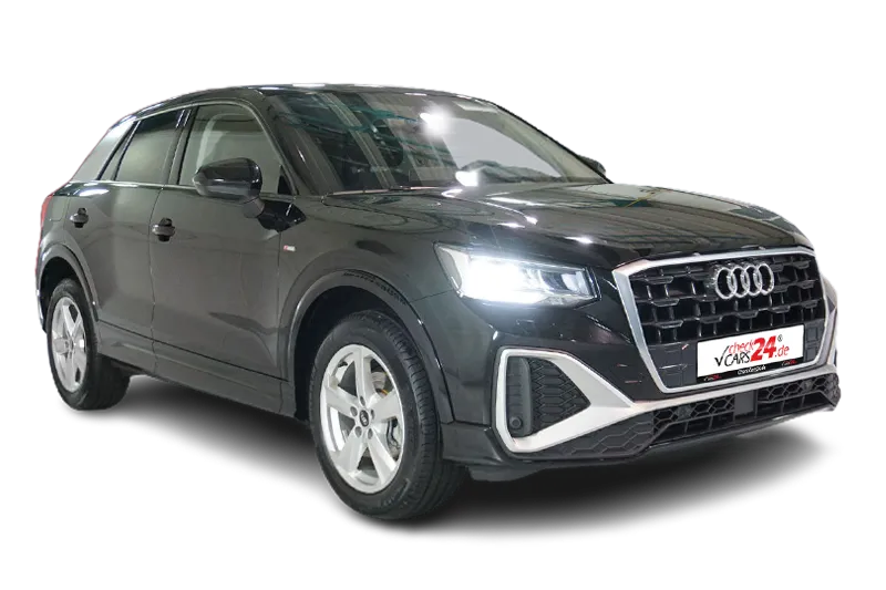 Audi Q2 30 TFSI OPF S-Line, | Schwarz Metallic|, PDC, Speed Limiter, Front Assist, Tempomat, SHZ, LED, Navi