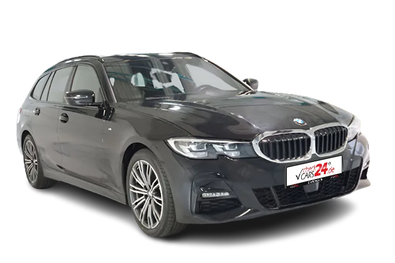 BMW 320d Touring M Sport | Schwarz Metallic | Kurvenlicht, PDC v+h, Klima, ACC, M Sportfahrwerk