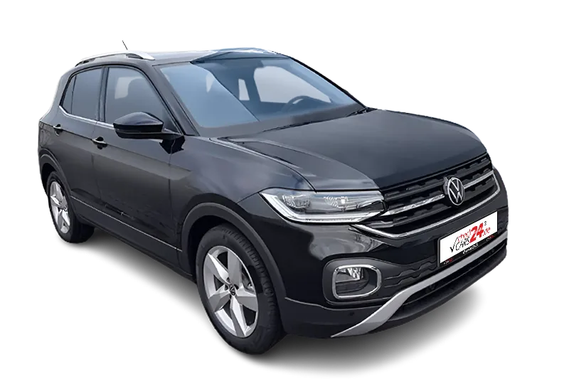 VW T-Cross Style | Schwarz | ACC, PDC v+h, Kamera, App-Connect, Schaltwippen, LM 17 Zoll