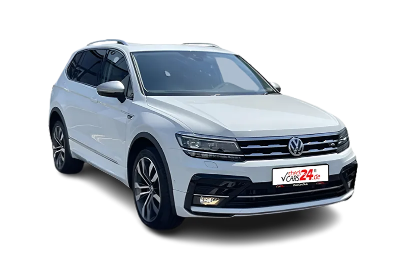 VW Tiguan Allspace R-Line  4Motion, |Weiß |, LED, Kamera, PDC v+h, Klima, Keyless-Go, Sportsitze, LM 20 Zoll