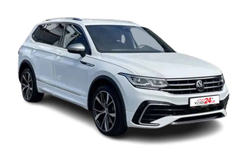 VW Tiguan Allspace R-Line 4Motion, |Weiß |, Start-Stopp-System, Navi, PDC v+h, Kamera, Matrix-LED, Kamera