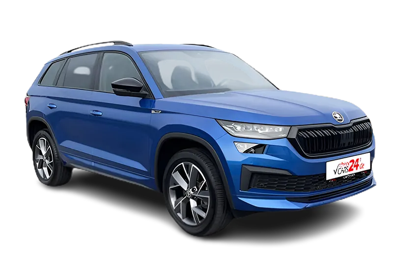 Škoda Kodiaq Sportline | Blau Metallic | 7 Sitzer, Škoda Navi, PDC, Kamera, Kurvenlicht, Panoramadach, Memorysitz