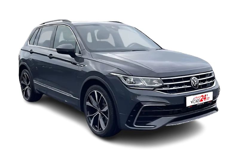 VW Tiguan R-Line 4Motion | Grau Metallic | Panoramadach El., Navi, PDC v+h, Kamera, Kurvenlicht, LM 20 Zoll