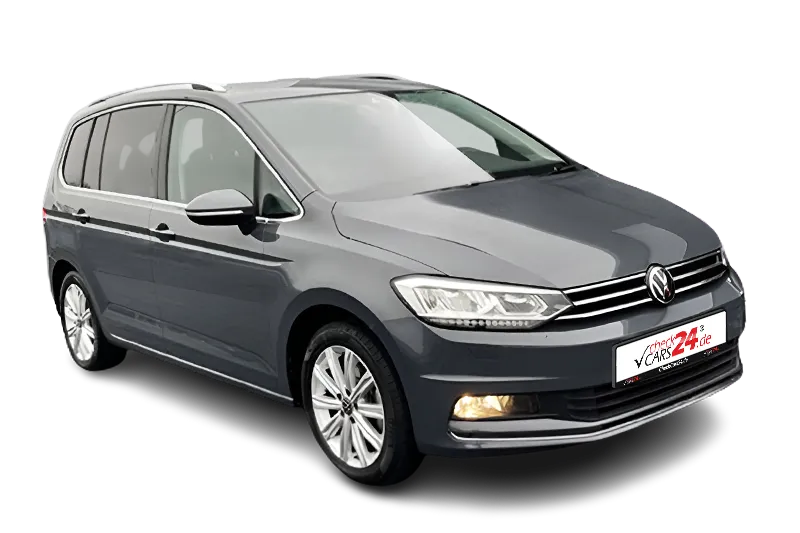 VW Touran Highline TSI, 7 Sitze, Klima, ACC, Digital Cockpit, Sportsitze, LM 17 Zoll, El. Heckklappe