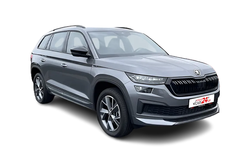 Škoda Kodiaq Sportline | Grau Metallic | 7 Sitzer, Škoda Navi, PDC, Kamera, Kurvenlicht, Memorysitz, LM 19 Zoll