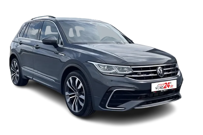 VW Tiguan R-Line 4Motion, |Grau Metallic |, LM 20 Zoll, PDC v+h, Kamera, Klima, Schaltwippen, App-Connect