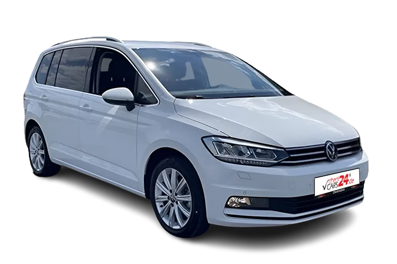 VW Touran Highline Notruf, Regensensor, ACC, PDC v+h, Kamera, Navi, SHZ, Klima | Günstige Leasing & Finanzierungsangebote