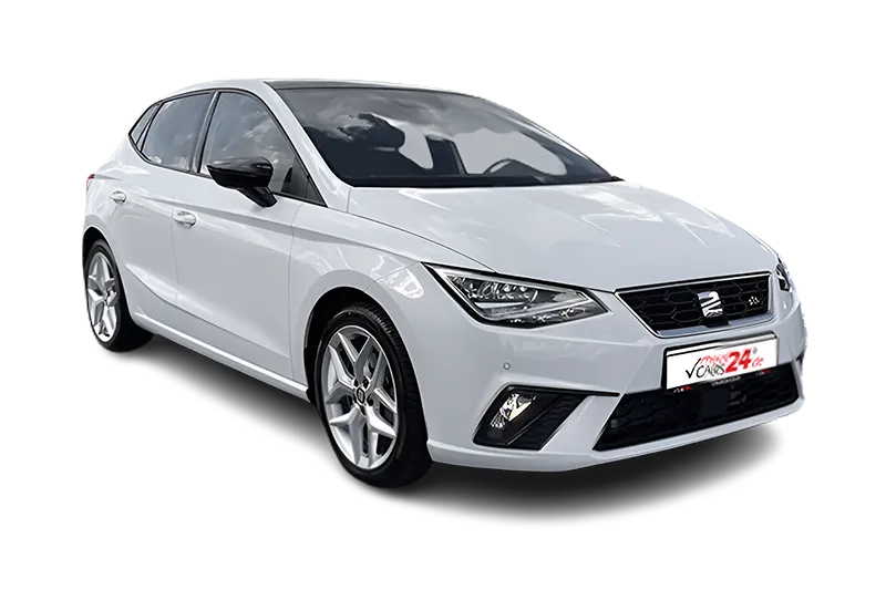 Seat Ibiza FR TSI DSG, Panoramadach, Kamera, Virtual Cockpit, Voll-LED, ACC, LM 17 Zoll