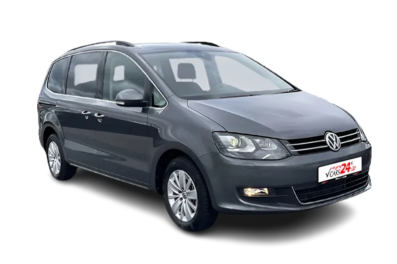 VW Sharan Comfortline | Grau Metallic | 7 Sitzer, Navi, PDC, Kamera, Kurvenlicht, Klima, ACC, Schaltwippen, SHZ