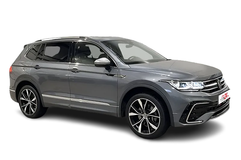 VW Tiguan Allspace R-Line 4Motion | Grau Metallic | Panoramadach El., Navi, PDC v+h, Kamera, Kurvenlicht, LM 20 Zoll