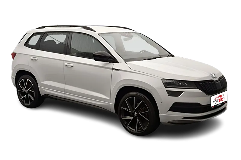 Škoda Karoq Sportline 4x4, |Weiß Metallic |, SHZ, Kurvenlicht, Kamera, PDC v+h, ACC, Sportsitze, SmartLink