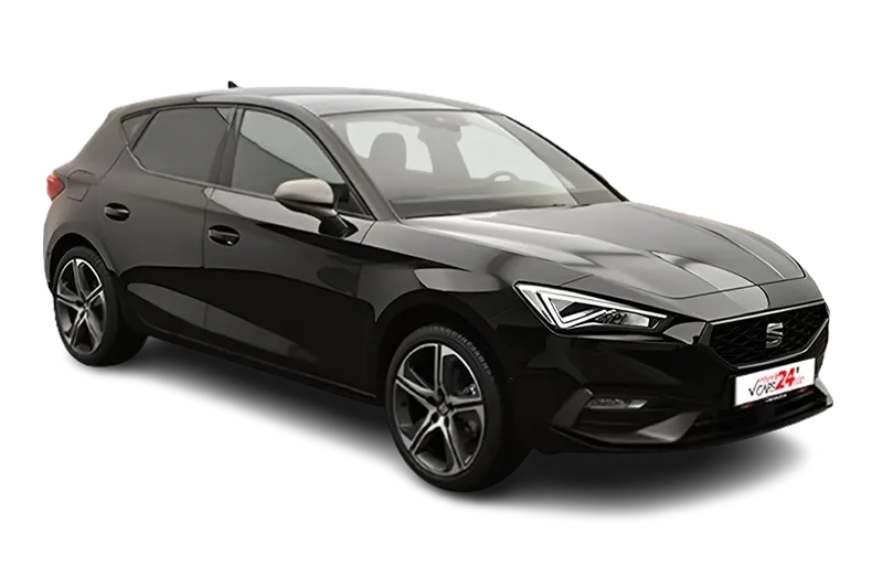 Seat Leon FR | Schwarz Metallic | Virtual Cockpit, Kamera, PDC, Panoramadach, Lenkradheizung, LM 18 Zoll