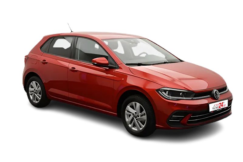 VW Polo Style | Rot Metallic | IQ. Drive, Navi, PDC v+h, Kamera, App-Connect, Schaltwippen, Kurvenlicht