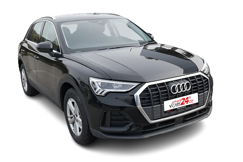 Audi Q3, |Schwarz Metallic |, SHZ, El. Heckklappe, PDC v+h, Navi Plus, Keyless-Go, Tempomat