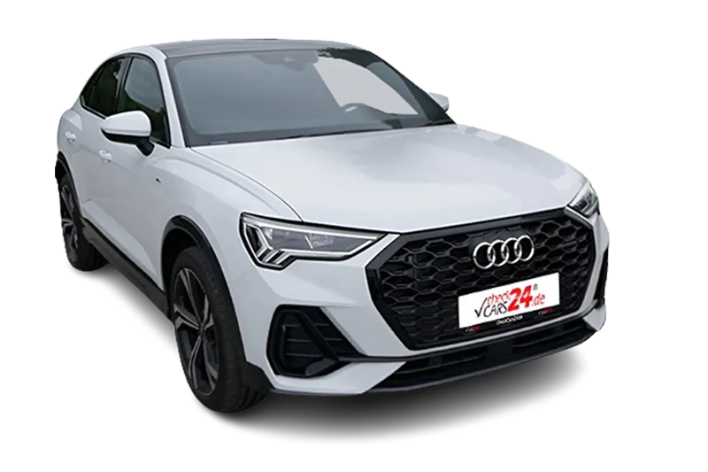 Audi Q3 Sportback S Line Quattro, |Weiß Metallic |, Drive Select, Panoramadach, PDC v+h, Kamera, Navi Plus, Tempomat