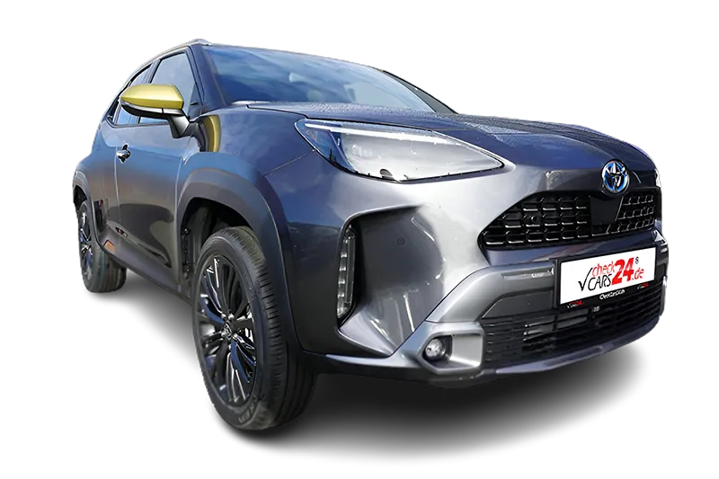 Toyota Yaris Cross Adventure Mild-Hybrid | Grau Metallic | Head-Up Display, PDC v+h, Kamera, Panoramadach, El. Heckklappe