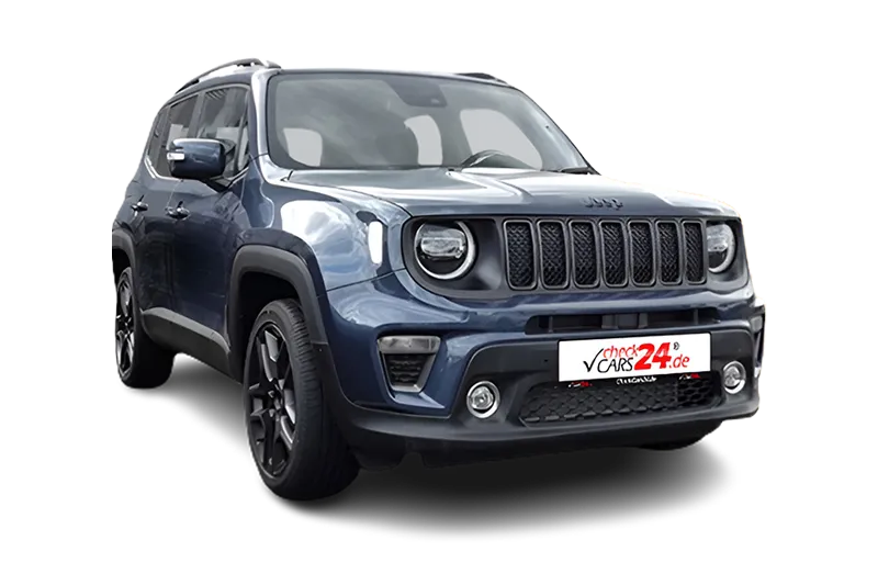 Jeep Renegade S-Edition 4xe Mild-Hybrid | Blau Metallic | Standheizung, Kamera, PDC, Keyless-Go, Kurvenlicht, LM 17 Zoll